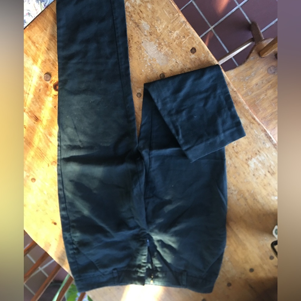 Merona black chino work pants.
